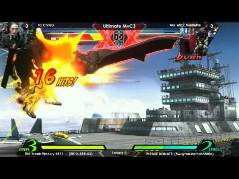 The Break #153 - UMvC3 L5 - FC Chris G VS AG MCZ MarlinPie