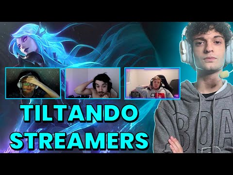 TILTANDO OS STREAMERS EM UMA SÓ PARTIDA 😂