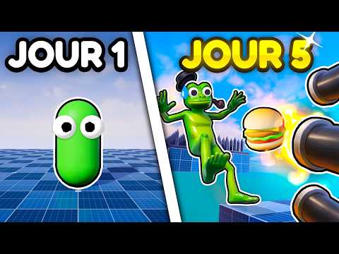 Je CRÉE un JEU VIDÉO en 7 JOURS ! (impossible tu le termines 🫵😂) Devlog