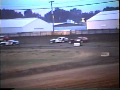 3rd Heat Race IMCA Modified's  Independence Motor Speedway 1980's?