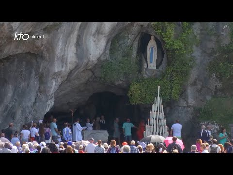 Chapelet du 23 août 2024 à Lourdes