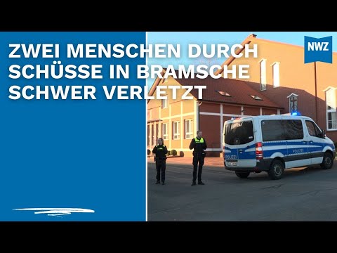 Zwei Menschen nach Schüssen nahe einer Grundschule in Bramsche schwer verletzt