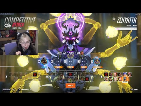 TOP 0.1% ZENYATTA! ASPEN ZENYATTA OVERWATCH 2 GAMEPLAY SEASON 17 TOP 500