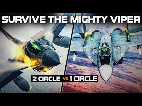 Surviving The Rate Fight | F-16C Viper Vs Mig-29 Fulcrum DOGFIGHT | Digital Combat Simulator | DCS |