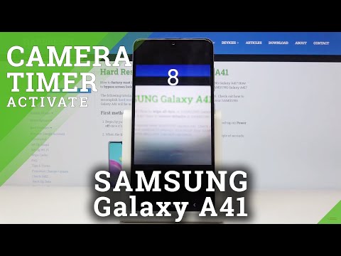 How to Set Camera Timer in SAMSUNG Galaxy A41 – Camera Timer Options