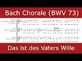 Bach - Das ist des Vaters Wille (Chorale) 