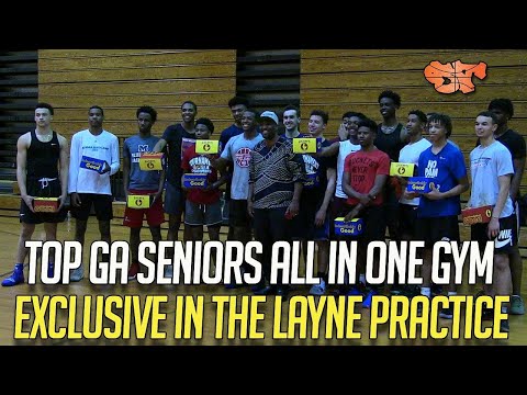 TOP GEORGIA SR ALL IN ONE GYM | EXCLUSIVE IN THE LAYNE PRACTICE HIGHLIGHTS