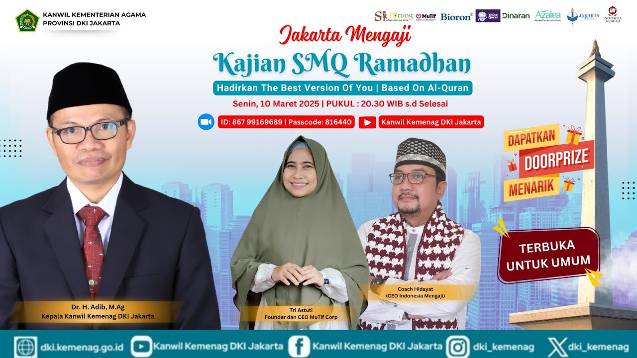 JAKARTA MENGAJI | Kajian Jam ke 4 SMQ Ramadhan 1446 H