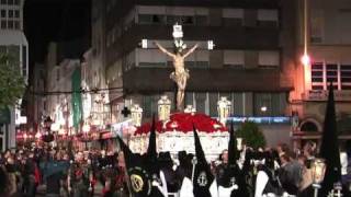 preview picture of video 'Semana Santa de Ferrol - Procesión Cristo de la Misericordia acompañado por la BRILAT'