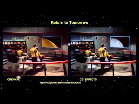 Star Trek - Return To Tomorrow - visual effects comparison