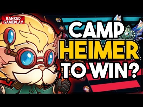 CAMP HEIMER MID TO WIN THE GAME? HEIMERDINGER VS KARTHUS DIAMOND SOLOQUEUE! - League of Legends