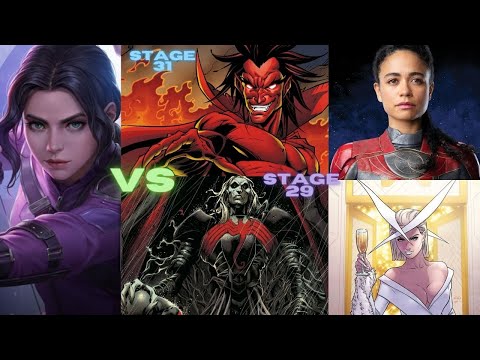 KATE BISHOP VS EMMA FROST VS MAKKARI - WBL KNULL STAGE 29 / MEPHISTO STAGE 31 | Marvel Future Fight