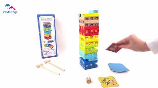 2KIDS TOY Jenga - Zvířata