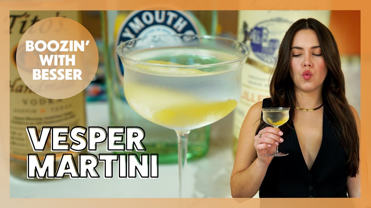 How to Make a Vesper Martini | Boozin' with Besser | Elena Besser | 2023