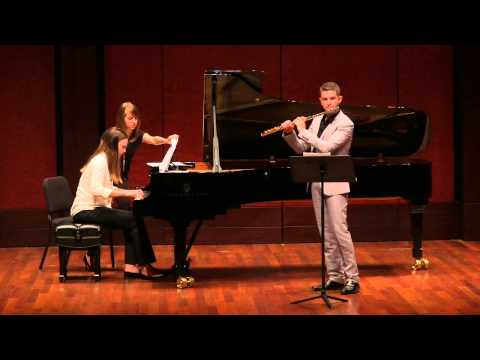 Jongen - Sonata for Flute and Piano, Op. 77, IV. Gigue: Allegro