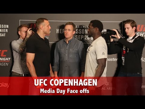 Full UFC Fight Night Copenhagen Media Day Face off Highlights