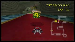 Mario Kart Wii: Lakitu Gets Crushed By A Thwomp