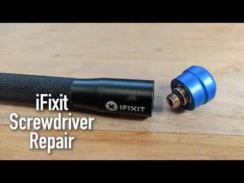 Reparatur der blauen Kappe des iFixit-Schraubendrehers
