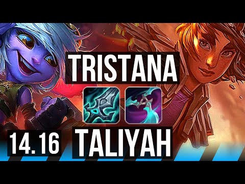 TRISTANA vs TALIYAH (MID) | 5/1/7, 700+ games | EUW Diamond | 14.16