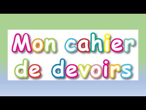 Mon cahier de devoirs - Ulysse à Paris