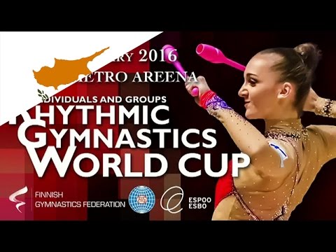 Themida CHRISTODOULIDOU Clubs Qualify Rhythmic Gymnastics World Cup 2016 Espoo