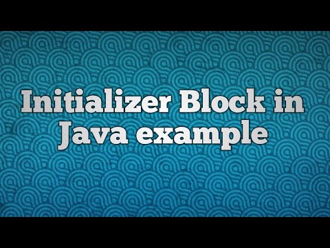 What Is Instance Initialization Block In Java Example