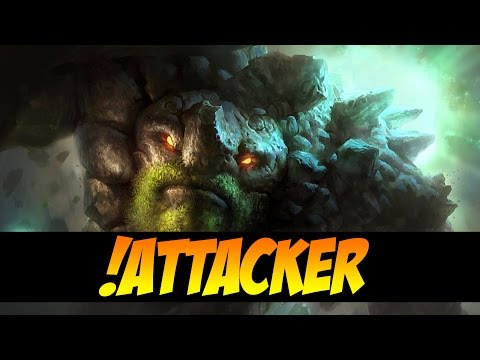 !Attacker 7600MMR Plays Tiny - Dota 2