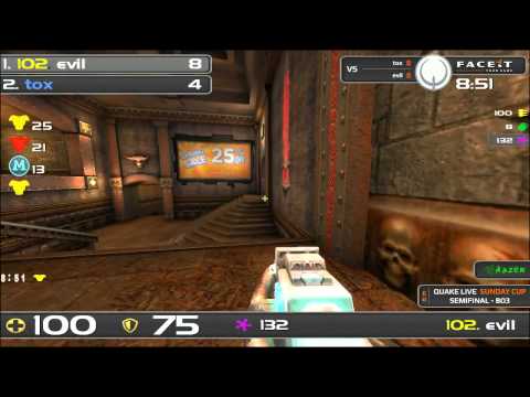FACEIT - QUAKE LIVE SPRING SEASON CUP 10 (SEMI FINAL: tox vs. evil)
