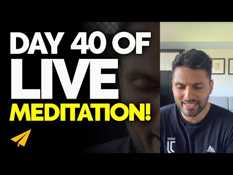 Day 40 of LIVE MEDITATION! - Jay Shetty Live Motivation