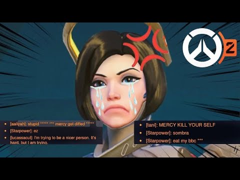 Toxic players hate me as mercy in Overwatch 2