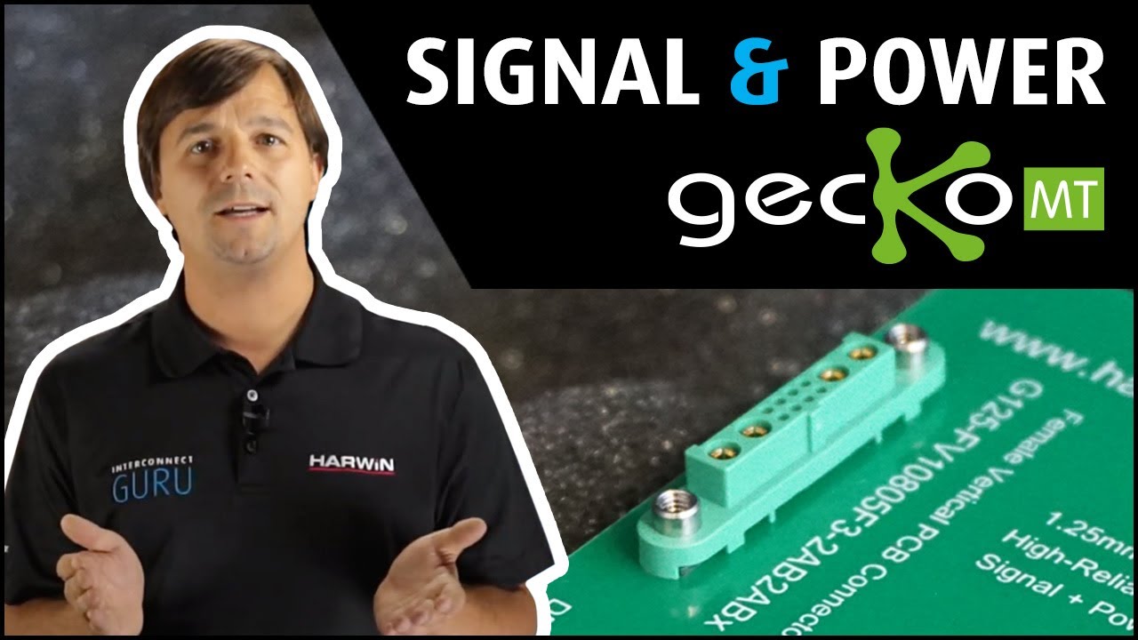 Youtube video for Interconnect Guru: the smallest & lightest mixed-layout connector ǀ Gecko-MT