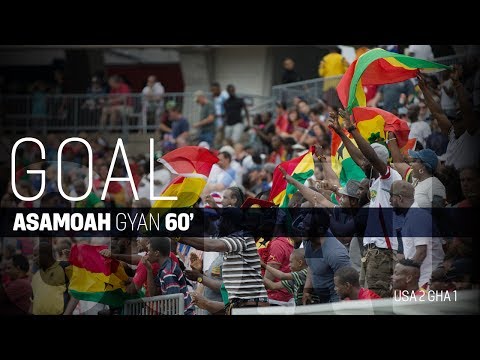 MNT vs. Ghana: Asamoah Gyan Goal - July 1, 2017