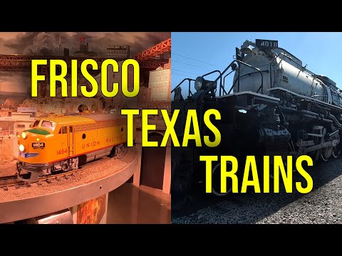 The Museum of the American Railroad and TrainTopia, a massive model train layout in Frisco, Texas