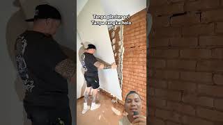 Download lagu Quick way to cover walls with gypsum #short #wallcovering #installgypsum mp3