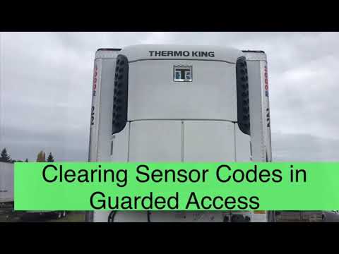 Thermo King SB unit sensor codes (Do this before unit starts up)