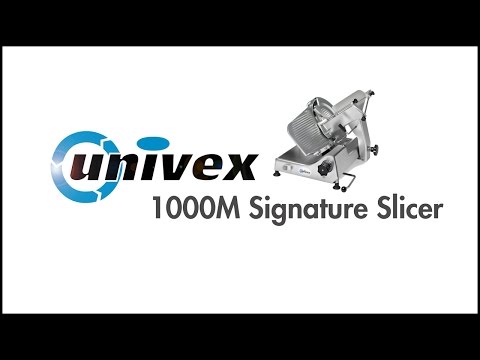 Univex 1000M Meat Slicer – 13” Blade, Belt‑Driven, Gravity Feed, 0‑0.875” Slice, 1/2 HP Motor, NSF Certified 2 image