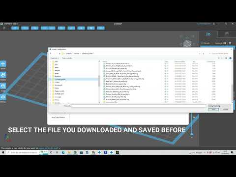 How to import the printing profiles