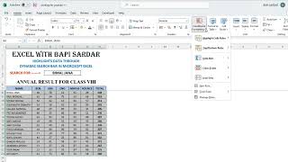 আমরা কি ভাবে Conditional formatting এর মাধ্যমে Data Highlights করবো  | #msexcel #reels #excelclasses