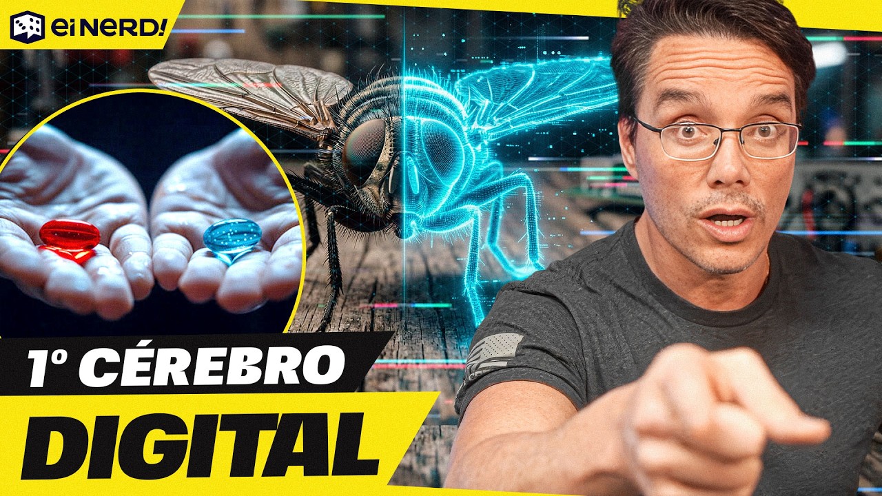 CLONARAM O CÉREBRO DE UMA MOSCA E ELA ESTÁ VIVENDO NUMA SIMULAÇÃO!