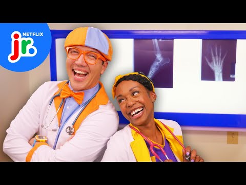 Blippi Visits the Doctor with Meekah 🩺 Blippi's Job Show | Netflix Jr