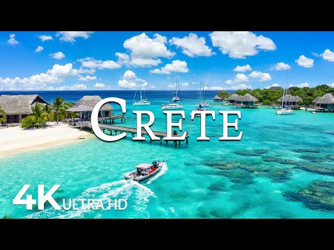 FLYING OVER CRETE (4K UHD) – Soothing Music Along With Beautiful Nature Video - 4K Video ULTRA HD #5