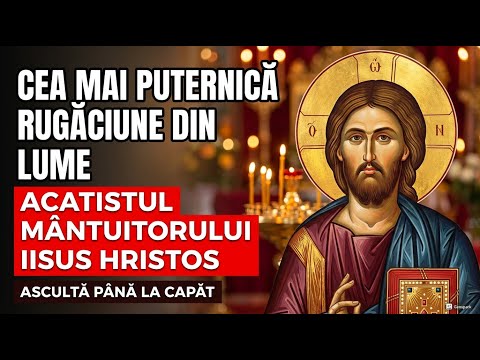 Cea mai puternică rugăciune din lume – Acatistul Mântuitorului Iisus Hristos | Ascultă până la capăt