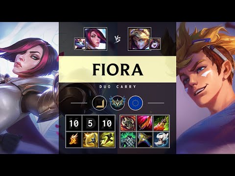 Fiora ADC vs Ezreal - EUW Challenger Patch 25.04