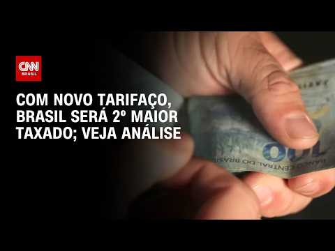 Com novo tarifaço, Brasil será 2º maior taxado; entenda | CNN PRIME TIME