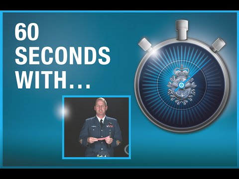 60 Seconds with Canadian Forces Chief Warrant Officer