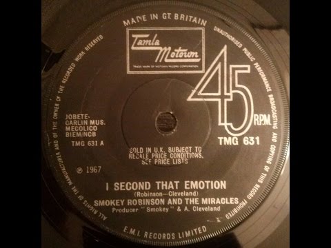 Smokey Robinson and The Miracles - I Second That Emotion