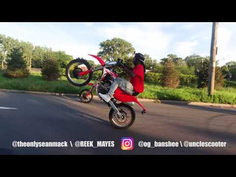 SHE ALMOST KILLED THE HOMIE ON HIS BANSHEE