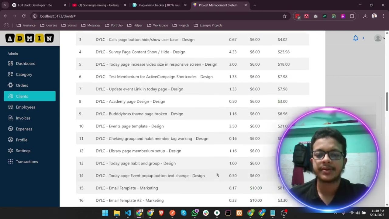 Project Management Software - Rohan Mostofa Abir - Full Stack Developer