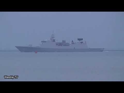 ROYAL NETHERLANDS NAVY HNLMS DE ZEVEN PROVINCIEN F802 DURING FLEET OPERATIONAL SEA TRAINING 5-12-22