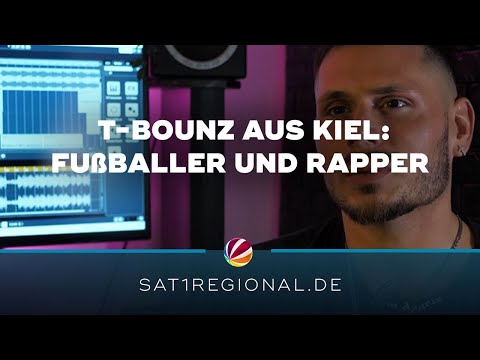 Fußballer und Rapper: Millionen Klicks für T-Bounz aus Kiel